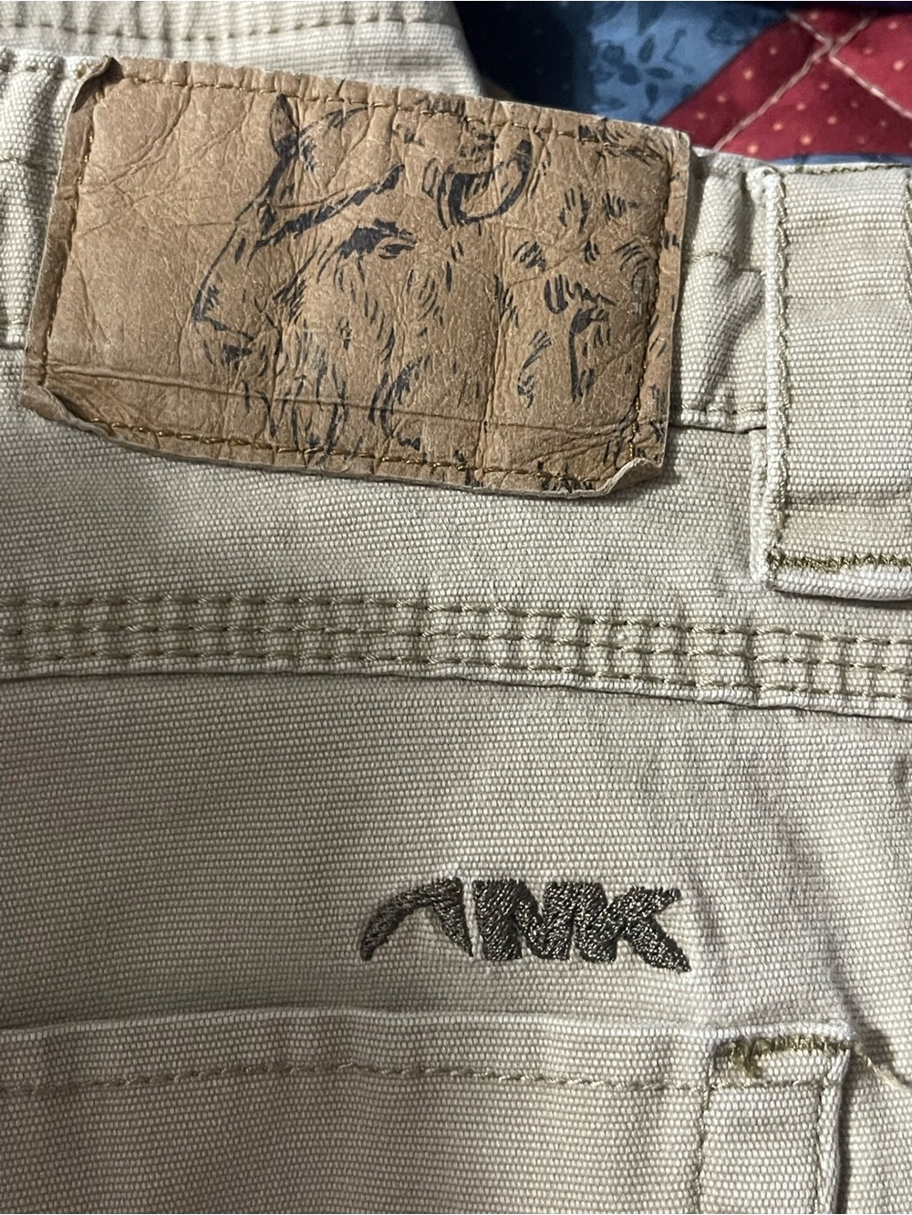 Men's Light Beige Relaxed khakis